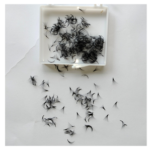 Extensiones de Pestañas de Volumen Completo 10D Preformadas de Pelo Sintético, Fáciles de Usar en el Maquillaje Diario, en Bandeja para Salones de Belleza - Product Image 4