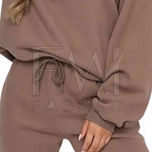 Conjunto Deportivo de Invierno para Mujer, Talla Grande, Ajustado, con Bolsillo, Pantalones de Algodón/Poliéster de Alta Calidad - Product Image 5