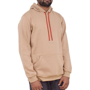 Sudadera con Capucha para Hombre, Color Marrón, con Cordón Ajustable, Corte Holgado y Estampado Informal, Estilo Único y Cómodo, Ropa Urbana 2026 - Product Image 2