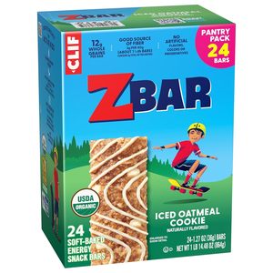 Clif Zbar - Iced Oatmeal Cookie - Soft-Baked Energy <b>Snack</b> <b>Bars</b> (24 Pack) - Product Image 1