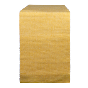 Camino de mesa de comedor de algodón polivinílico amarillo de estilo europeo moderno con diseño rectangular tejido RIB para uso en fiesta de boda de Hotel en casa - Product Image 1
