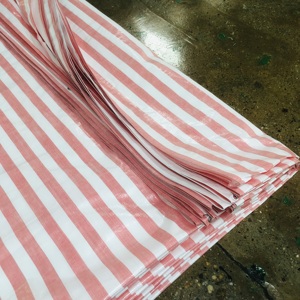 PE Stripe Tarpaulin Waterproof Multi Purpose Cover Sheet for Truck Outdoor Garden Shelter Camping OEM Factory Supply - Product Image 2