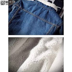 Chaqueta vaquera forrada de invierno para hombre, chaqueta cortavientos de camionero, Chaquetas vaqueras para hombre, abrigos, novedad - Product Image 4