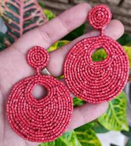 Pendientes de Cuentas de Flores, Pendientes Personalizados con Múltiples Cuentas, Joyería Festiva para Mujer al Mejor Precio, Pendientes con Cuentas - Product Image 3