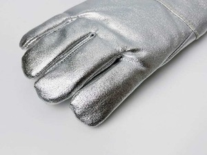 Gants de soudage MIG en cuir fendu et grain de vache anti-chaleur personnalisés à usage intensif Gants de sécurité pour le pouce et la paume renforcés - Product Image 4