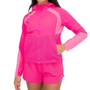 Custom Women's Sets Two Piece Windbreaker <b>Shorts</b> and Jacket Tracksuit Reflective <b>Zip</b> up Nylon Windbreaker <b>Short</b> Set 2026 - Product Image 1