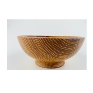 Cuenco para servir de madera Sheesham tallado a mano, diseño decorativo rústico, duradero para ensaladas de frutas, aperitivos y uso doméstico en la cocina - Product Image 5