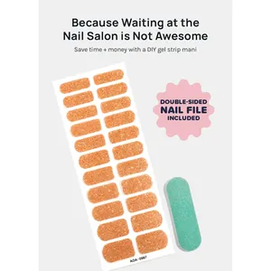 A3shop AOA Paw Paw Nail Gel Strip NYE Collection ยาทาเล็บสีสันสดใสสำหรับเล็บของคุณ - Product Image 4