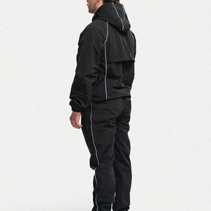 Logo brodé personnalisé de haute qualité, taille plus, coupe régulière, tissu Oxford, imperméable, coupe-vent, anti-rides, hip-hop - Product Image 6