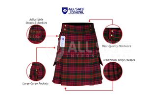 Ropa europea de montaña transpirable con hebilla de acero inoxidable de juegos de montaña escoceses de doble costura de calidad superior - Product Image 3