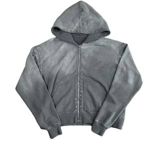 Sudaderas con capucha de primera calidad 100% algodón hecho en Pakistán sudaderas con capucha cómodas básicas todos los colores elementos esenciales de invierno teñido liso para hombres - Product Image 3