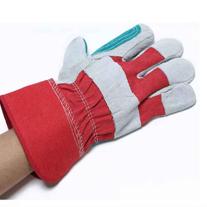Gants de sécurité à main les plus vendus Gant de conduite de camion doublé en polaire de qualité supérieure Gants de travail en cuir blanc pour conducteur - Product Image 5