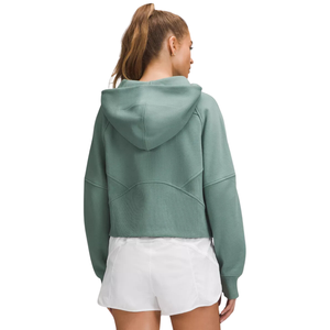 เสื้อมีฮู้ดระบายอากาศป้องกันริ้วรอยสำหรับผู้หญิงโอเวอร์ไซส์มีฮู้ดแบบครึ่งซิปปรับแต่งโลโก้และสีได้ - Product Image 2