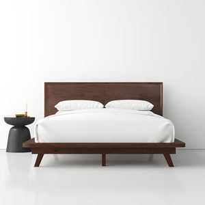 Cama Divan Con Diseño Minimalista De Lujo Hecha De Madera De Teca Para El Dormitorio-Lidia - Product Image 5