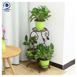 PRIMA – <span class=keywords><strong>support</strong></span> de plante moderne <span class=keywords><strong>en</strong></span> métal, présentoir de fleurs <span class=keywords><strong>en</strong></span> fer forgé, <span class=keywords><strong>support</strong></span> de jardinière de jardin d'intérieur, étagère de fleurs <span class=keywords><strong>en</strong></span> métal - Product Image 4