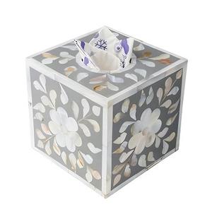 Boîte à mouchoirs en os incrusté de forme personnalisée faite à la main, élégant accessoire décoratif pour la maison pour les tables à manger pour les hôtels par f s i - Product Image 2