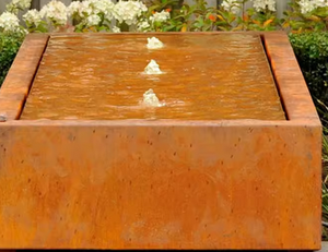 Fuente de Agua de Corten Personalizada Popular, Decoración de Jardín, Cascada Exterior, Estatua, Arte Metálico para Patio y Jardín - Product Image 2