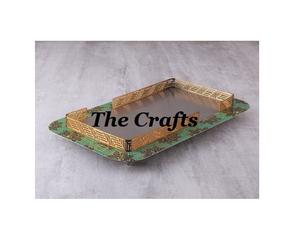 Exclusive Quality Iron Food Serving Tray Home And Hotelware Tableware Serving Tray For Wedding <b>Party</b> Use - Product Image 5