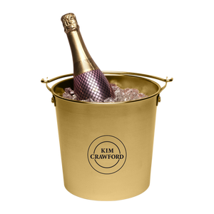 Cesta enfriadora de vino con precio de exportación de súper calidad con accesorios de barra de mango, cesta de hielo de Metal de diseño Popular, Color dorado - Product Image 1