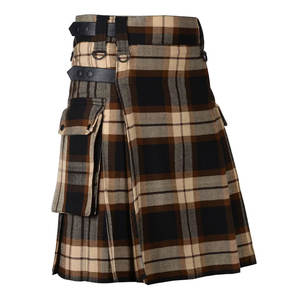 Nouveau style de kilts en tartan en gros Kilts de tartan confortables de taille adulte Kilts de tartan sur mesure - Product Image 2