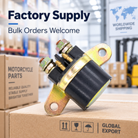 Motorcycle Starter Relay Solenoid for GN125 EN125 EN150 12V Electric Starting System Brass Contacts Replace