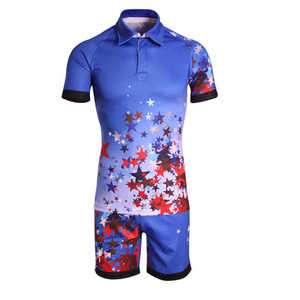 Diseña tu propio uniforme de la Liga de Rugby para hombre, equipo de sublimación de alta calidad, ropa de Rugby, camisetas, logotipo personalizado, Kit sublimado - Product Image 5