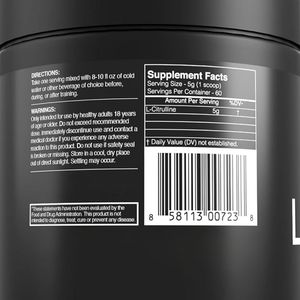 Cápsulas de L-citrulina para soporte de óxido nítrico, rendimiento muscular mejorado, reducción de la fatiga, mejora el flujo sanguíneo, mujeres embarazadas - Product Image 2