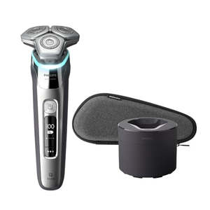Afeitadora Eléctrica Húmeda y Seca con Estuche de Transporte, Resistente al Agua IPX7, Cuchillas Triples Dobles para Uso Corporal, Mini Afeitadora Rotatoria de Repuesto - Product Image 2