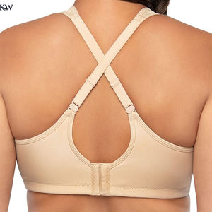 Soutien-gorge de sport élégant avec bretelles larges et design Racerback en tissu léger pour un soutien et une flexibilité - Product Image 3
