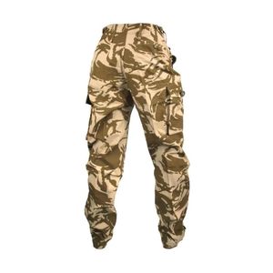 Low MOQ Waterproof Breathable Quick Dry <b>Camo</b> Cotton Cargo <b>Pants</b> <b>Men</b> Outdoor Streetwear Drawstring Ankles Side Pockets Loose Fit - Product Image 2