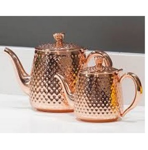 Modern Luxury Polished Copper Kettle with <b>Wooden</b> Handle TQC Brand for Home Kitchen and Restaurant Supplies - Product Image 2
