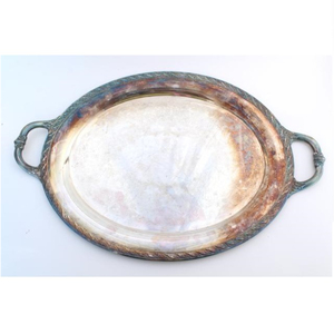 Plateau de nourriture en aluminium de couleur argent de conception classique forme et taille personnalisées idéales pour le service de dessert de station disponible en Inde - Product Image 4