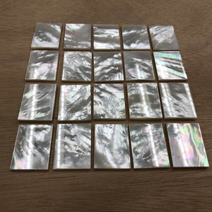 แผ่นม็อบเปลือกหอยมุกทรงสี่เหลี่ยมธรรมชาติผู้ผลิตออกแบบตามต้องการ - Product Image 1