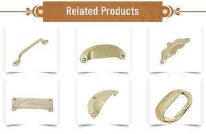 Nouveauté : Boutons de tiroir en laiton, poignées de meubles, design contemporain et moderne, accessoires de quincaillerie, utilisation pour armoire, commode, porte, 5 ans - Product Image 3