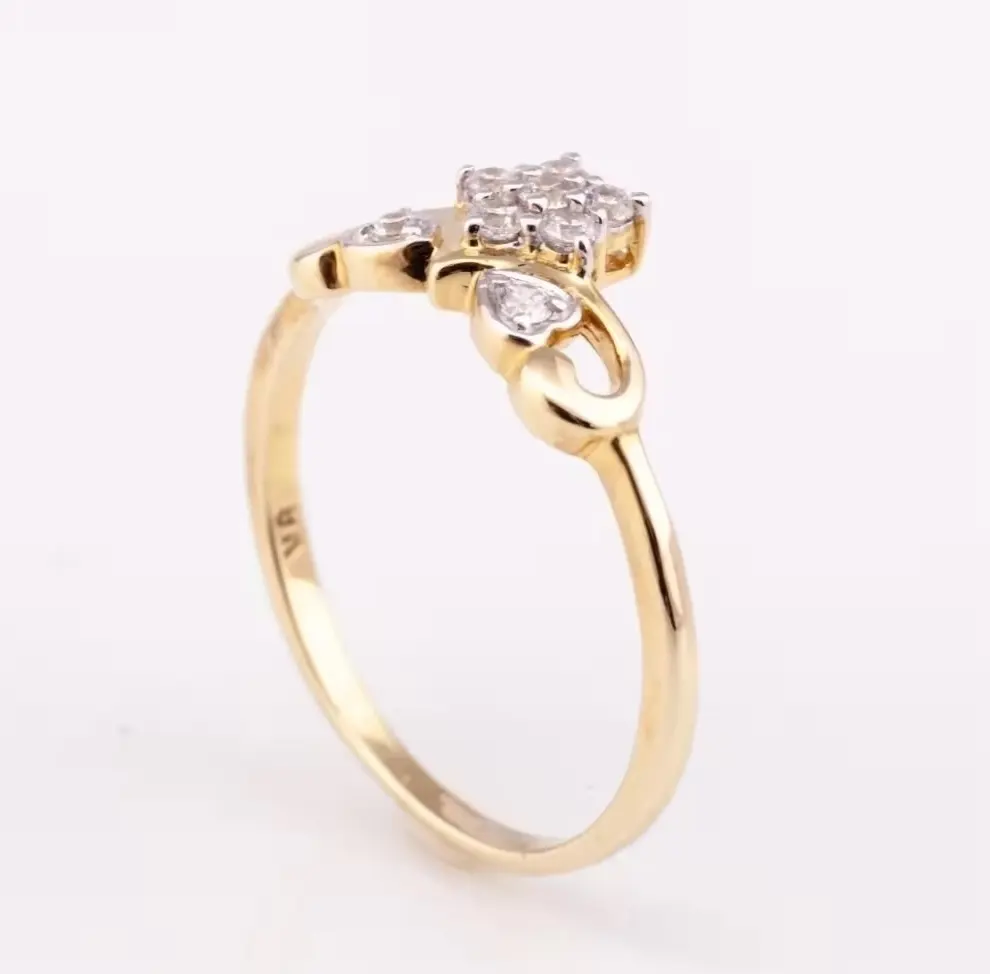 Special Offer Product Of Ring Model Number R-10499 Made With 18K Yellow Gold Grade Classic Styles Product From Thailand