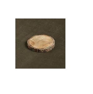 High Quality Round <b>Wooden</b> <b>Coaster</b> for Tabletop Hotels Real Size Kitchenware Utensil Handmade in India - Product Image 3