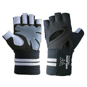 Gants de musculation pour la salle de sport en gros, logo personnalisé, gants de musculation, guantes gimnasio, gants de musculation avec support pour le poignet. - Product Image 1