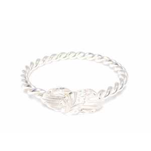 สร้อยข้อมือเงินแท้ 925 ลายใบไม้สีขาวสไตล์เออร์ซูรัมแบบพม่า - Product Image 2