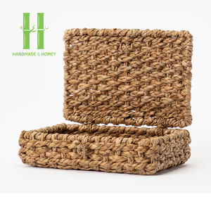 New Choice Set 2 Box Tissue Seagrass Natural Eco Friendly Using for Decoration Emballage personnalisé Made in Vietnam Fabricant - Product Image 4