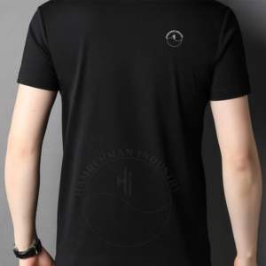 High Street Style Hombres Manga corta O-cuello 100% Algodón Jersey Camisetas Impresión digital Patrón de letras en camisetas de diseño en blanco - Product Image 2