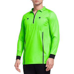 Camiseta de Árbitro de Fútbol Profesional, Uniforme 100% Poliéster, Impermeable, de Secado Rápido, Colores y Logotipos Personalizados para Partidos y Entrenamientos - Product Image 6