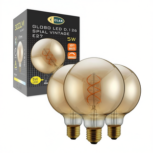 Bombilla LED GLOBO Vintage Ámbar 125 REGUL. 5W E27 - Product Image 2