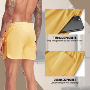 Pantalones Cortos Deportivos para Hombre, Color Liso, Estilo Simple, Oferta de Verano a Bajo Precio - Product Image 6