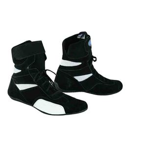 Nuevo Comfort Leather Red Color Kart Racing Shoes Venta al por mayor Car Racing shoes Mejor calidad Kart racimg zapatos para hombres - Product Image 5