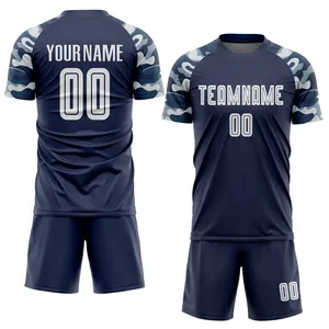 2024 più recente vendita all'ingrosso Design personalizzato calcio uniforme stampa di sublimazione abbigliamento da calcio coppa del mondo di calcio set di maglia
