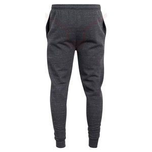 กางเกงวอร์มออกกำลังกายแบบลำลองของผู้ชายมีเชือกผูกเอวขนาดกลางมีกระเป๋าข้างผ้าแคนวาสดีไซน์ตามสั่ง - Product Image 2