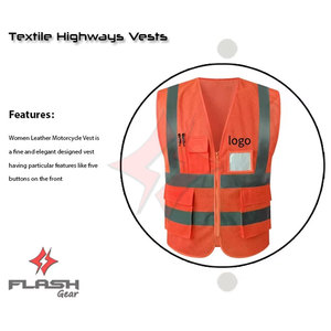 Chaleco de Seguridad Impermeable ANSI Clase 1 con Reflectores de Alta Visibilidad para Hombre y Mujer, Material de Poliéster/Algodón, Color y Logotipo Personalizables - Product Image 2