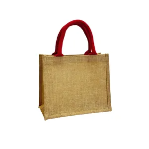 Sac fourre-tout en jute écologique, produit promotionnel durable - Product Image 5