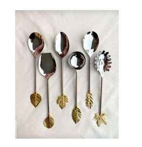 Cucharas clásicas de latón ecológico, cuchillo antiniebla de alto acabado, artículos al por mayor para uso doméstico, Hotel y restaurante - Product Image 5