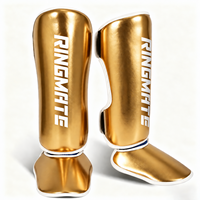 Protège-tibias personnalisés pour entraînement de boxe, adultes, kickboxing, Sanda, protection des chevilles, MMA, Muay Thai